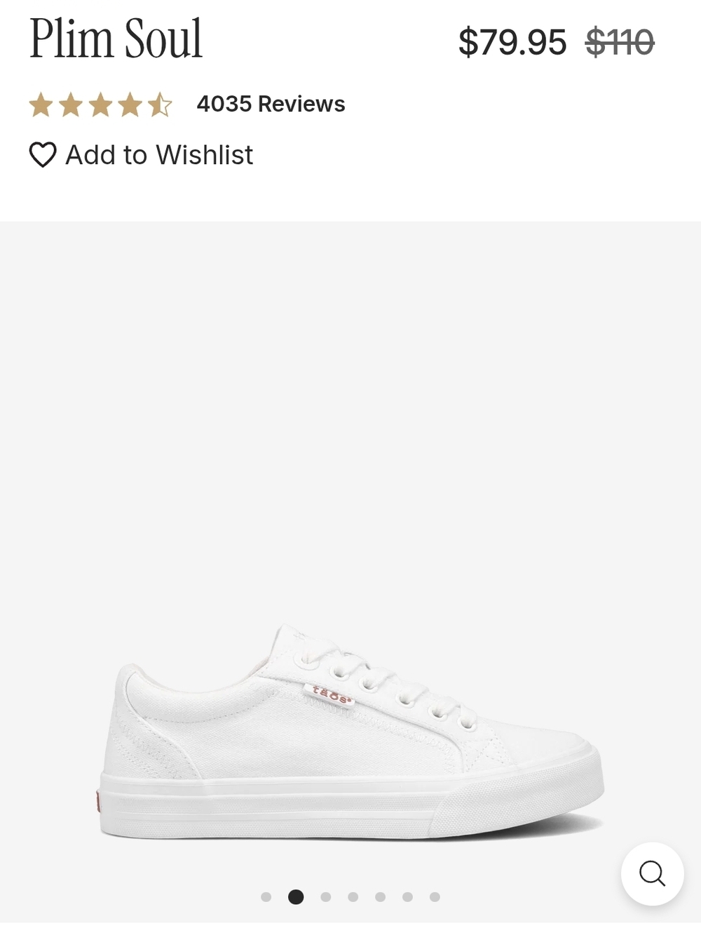 Taos Footwear Plim Soul Platform Sneaker in White